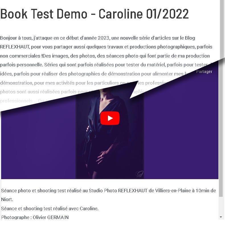 Book Test Photo – Caroline 01/2022