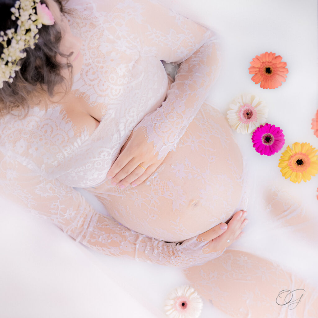 Photographe Grossesse Niort - Bain de Lait - Olivier Germain