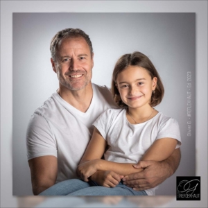 Séance Famille - Père Fille - Studio Photo