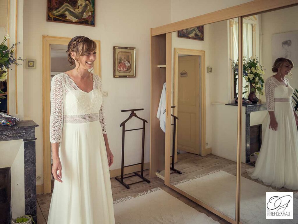 Reportage photo mariage - La Gravette - Préparation de la mariée