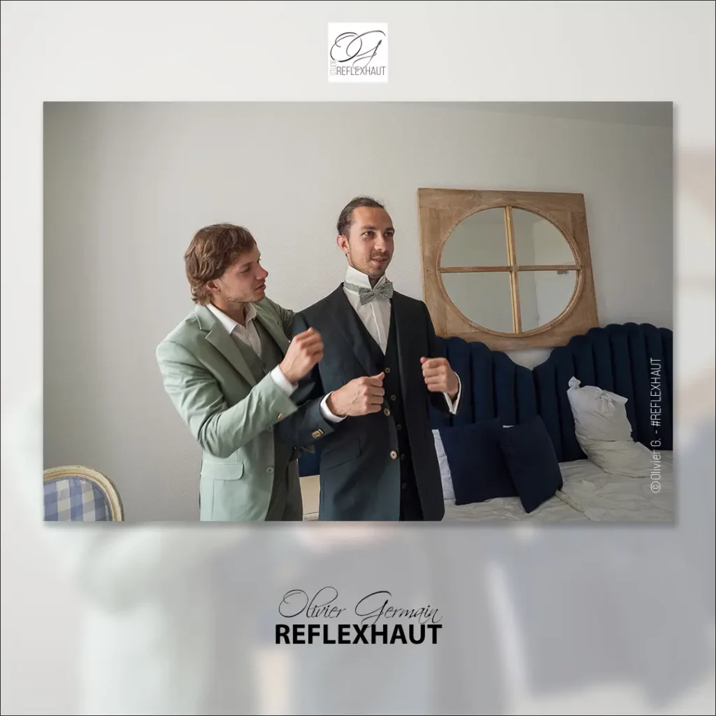 Reportage Habillage Marié - 86