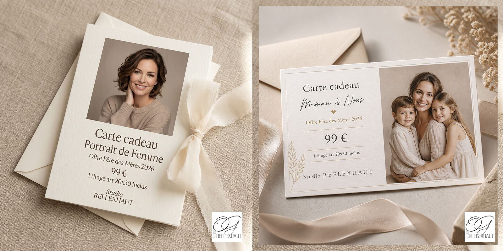 Carte cadeau Fête des mères 2026 à Niort – Studio REFLEXHAUT