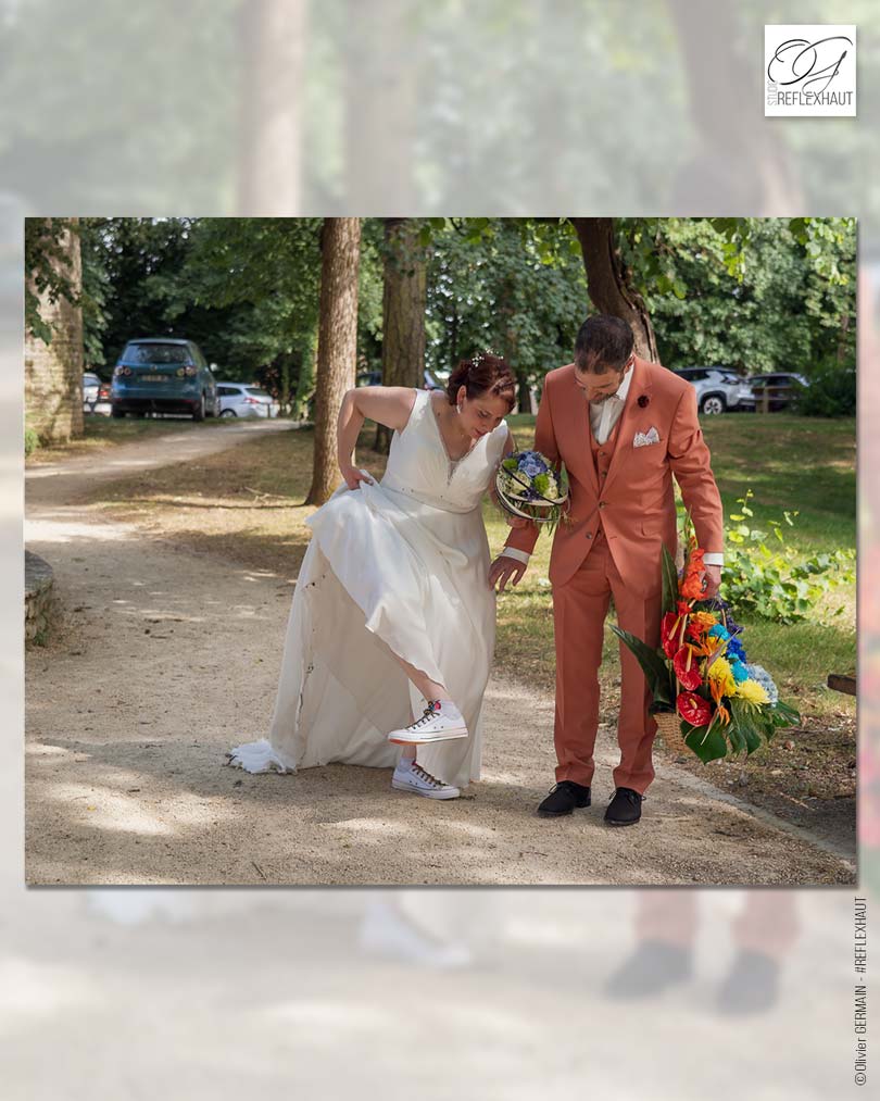 Backstage Photo Couple Mariage - Villiers-en-Plaine 79