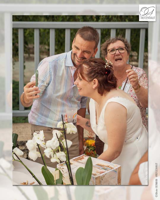 A distance, il est toujours possible de participer à un mariage en visio - St Pompain - Niort - 79
